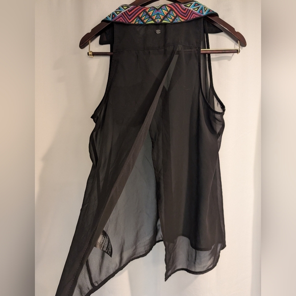 Guess multicolor sheer blouse - Picture 7 of 10